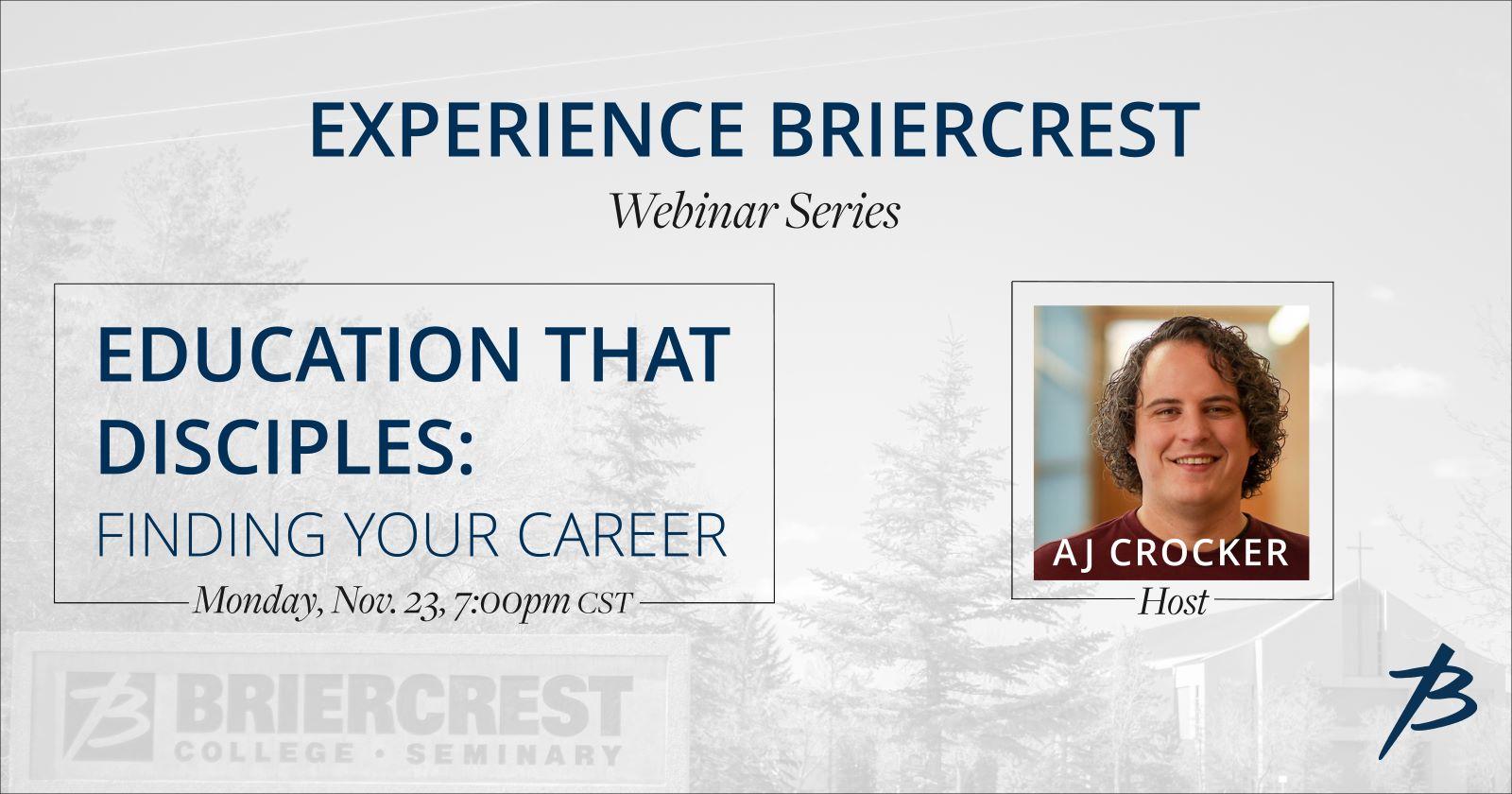 Education That Disciples: Finding Your Career