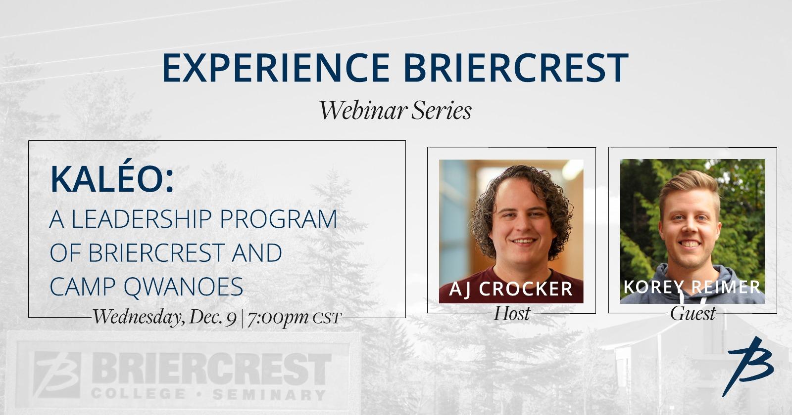 Kaleo: A Leadership Program of Briercrest and Camp Qwanoes