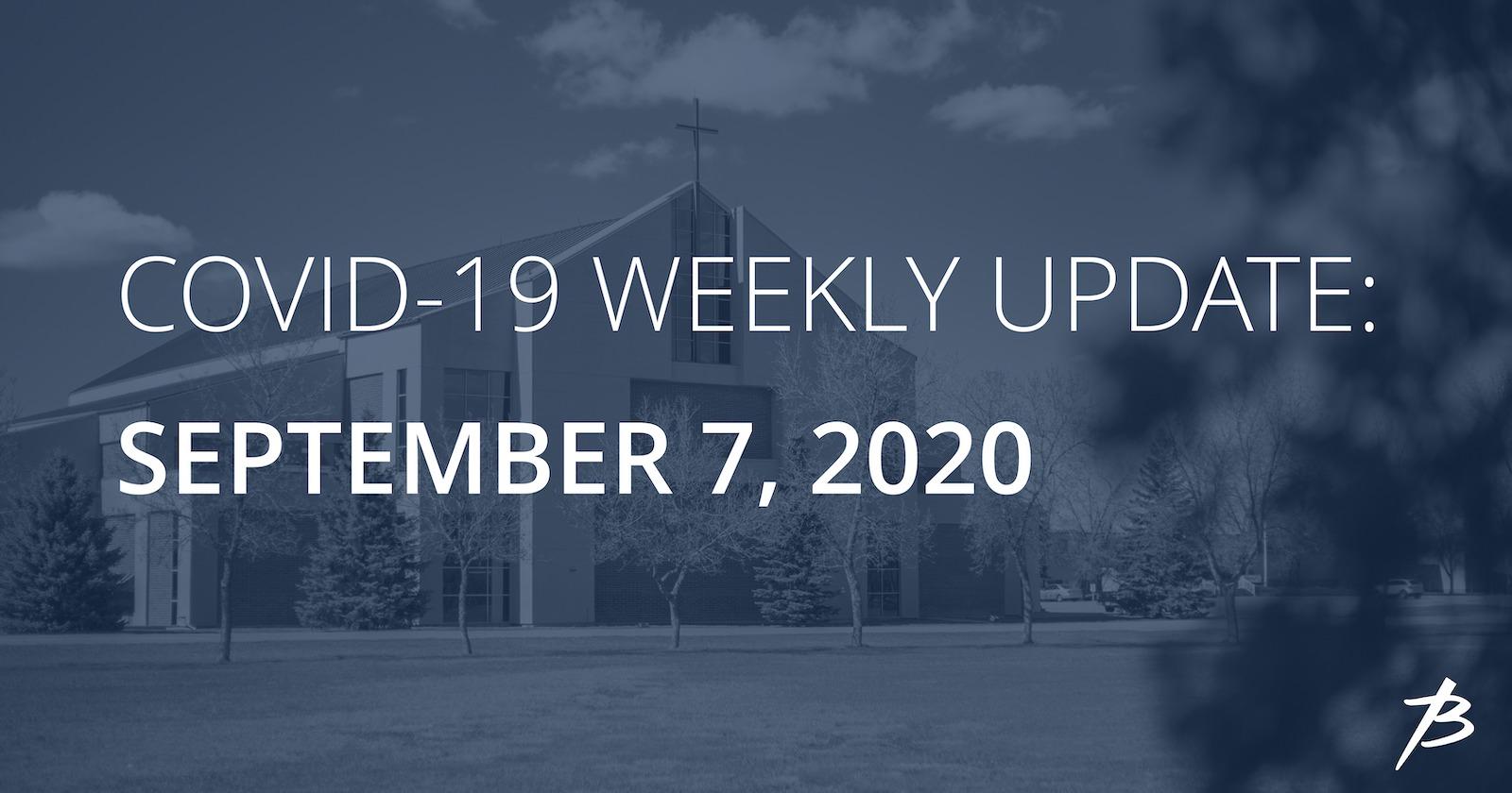COVID Update: September 7, 2020